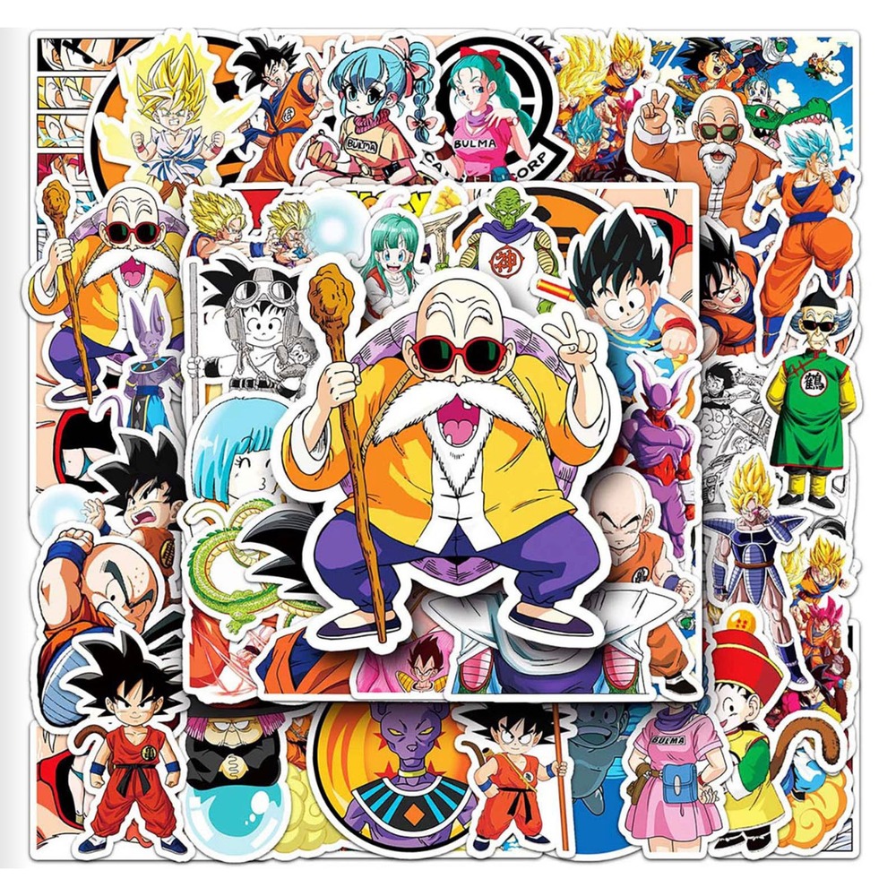Dragonball Z Anime 50 Piece Sticker Set